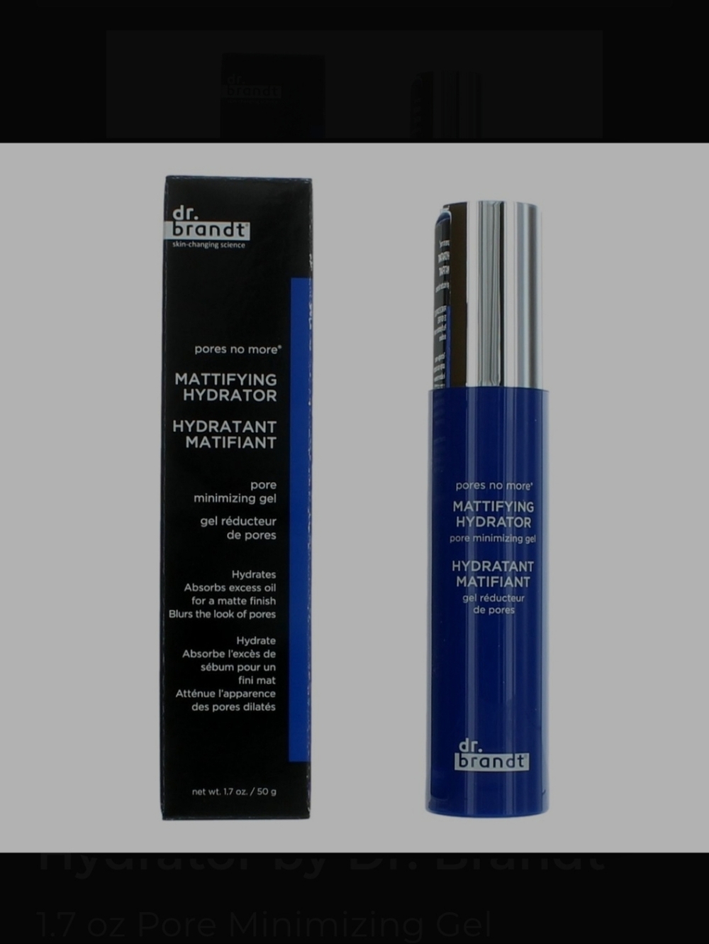 Dr. Brandt Mattifying Hydrator Gel - Blue & Silver